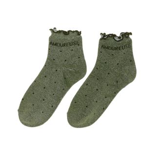 Grüne Damensocken „Stella Green Amoureuse“ Ansicht 0