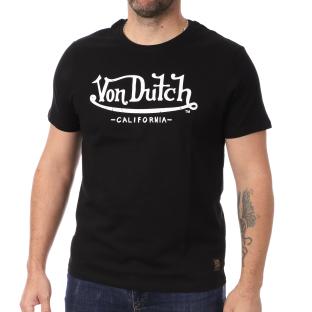 T-shirt Noir Homme Von Dutch Best pas cher
