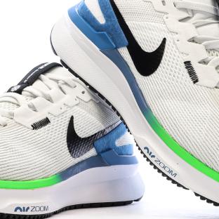 Chaussures de Running Blanc/Bleu Homme Nike Air Zoom Structure 25 vue 7