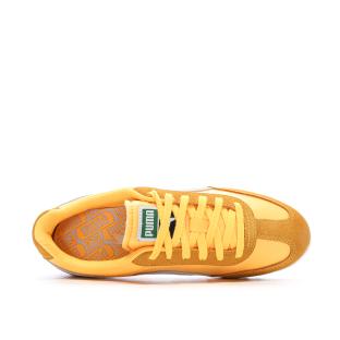 Baskets Orange Mixte Puma Arizona Nylon vue 4