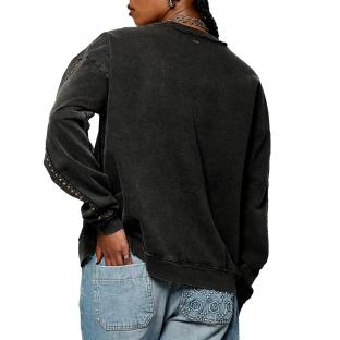 T-shirt Manches Longues Gris Foncé Femme Kaporal Volar vue 2