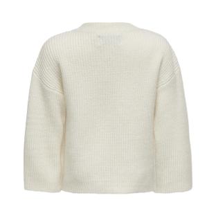 Pull Blanc Fille Only Katia vue 2