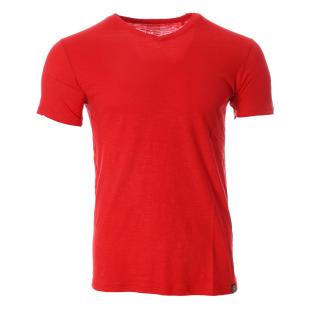 T-shirt Rouge Homme Paname Brothers TANGO pas cher