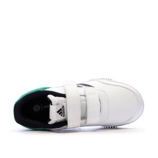 Baskets Blanche/Verte Garçon Adidas Tensaur Sport 2.0 vue 4