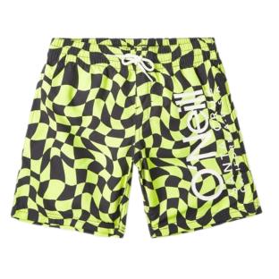 Short de bain Jaune/Noir Garçon O'Neill Cali Crazy 14 vue 0