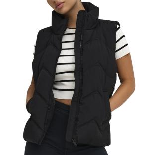 Doudoune Sans Manches Noir Femme JDY Power Waistcoat vue 0