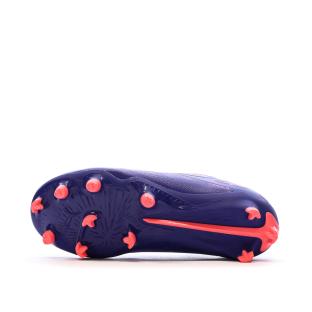 Chaussures de Foot Violet Junior Puma Ultra 5 Match FG/AG vue 5