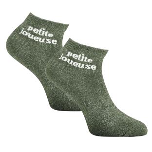 Chaussettes Kaki Femme Twinday Petite Joueuse vue 0