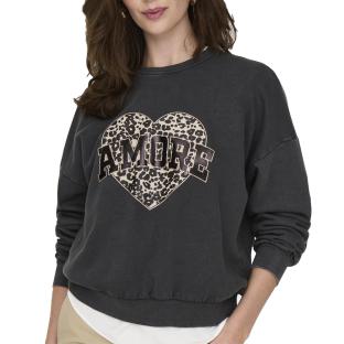 Sweat Gris Femme Only Lauren pas cher
