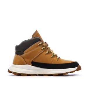Baskets Camel Garçon Junior Timberland Brooklyn Euro vue 2