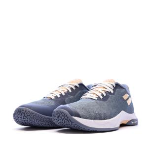 Chaussures de Badminton Bleu/Orange Femme Babolat Shadow Spirit 2 vue 6