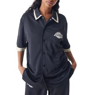 Chemise Noire Mixte New Era Loslak vue 3