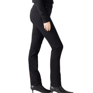Jean 724 Noir Femme Levi's High Rise Straight vue 3