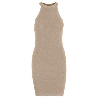 Robe Beige Femme Vero Moda Gold vue 0