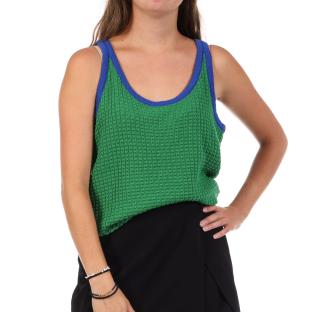 Débardeur Vert Femme Les Tropéziennes Largo vue 0