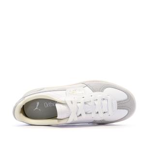 Baskets Blanche/Grise Fille Puma Palermo Moda Vintage vue 0