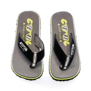 Tongs Grise et Verte Garçon Cool Shoe OS BOY vue 3