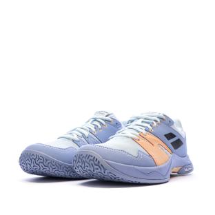 Chaussures de Badminton Bleu Femme Babolat Shadow Team 2 vue 6