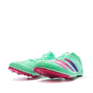 Chaussures d'Athlétisme Vertes Homme Adidas Distancestar vue 6