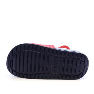 Claquettes Marine/Rouge Garçon Levi's Perf vue 0