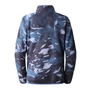 Polaire Bleu/Noir Femme The North Face 100 Glacier vue 2