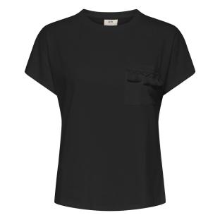 T-Shirt Noir Femme JDY Ilse Pocket vue 0