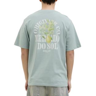 T-shirt Vert Homme Jack & Jones 12276717 vue 3