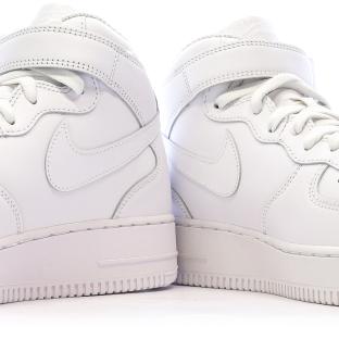 Air Force 1 Mid '07 Blanches Homme Nike vue 7