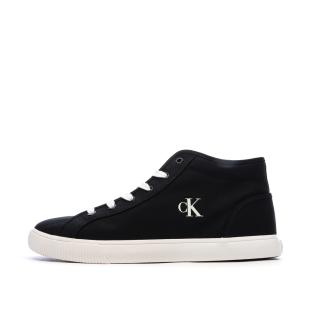 Baskets Noir/Blanc Homme Calvin Klein Jeans Ess Vulc pas cher
