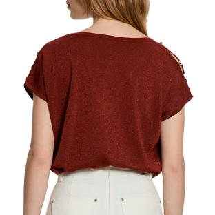 Pull Bordeaux Femme Morgan MRINGO vue 0