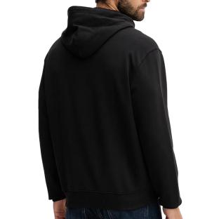 Sweat Zippé Noir Homme Calvin Klein Jeans Terry Monog vue 2