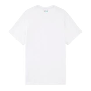 T-shirt Blanc/Rose Homme Fila Gaston vue 2