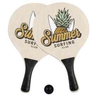 Set 2 raquettes de plage adulte Beach Ball – Jeu de plage fun et résistant pas cher