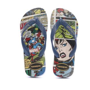 Tongs Bleus Garçon Havaianas Hav Top Marvel vue 3