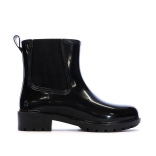 Bottes de Pluie Noir Femme Tommy Hilfiger Flag Hardware Rainbow vue 2