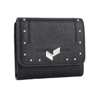 Portefeuille Noir Femme Kaporal LANA vue 0