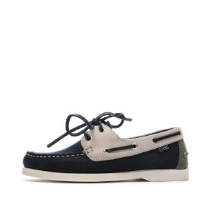 Women’s Navy TBS Bateau Cow Nubuck London Boat Shoes Photo of the Espace des Marques %store% store - view of %key%