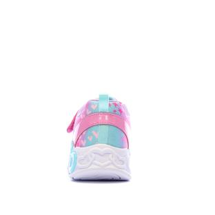 Baskets Roses/Mauves Fille Skechers Infinite Heart vue 0