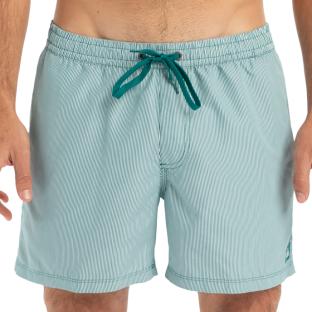 Short de Bain Vert Homme Quiksilver Deluxe 15 pas cher