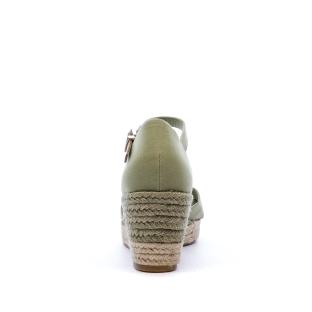 Sandales Compensées Kaki femme Tommy Hilfiger vue 3