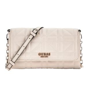 Sac à bandoulière Ecru Femme Guess Brera pas cher
