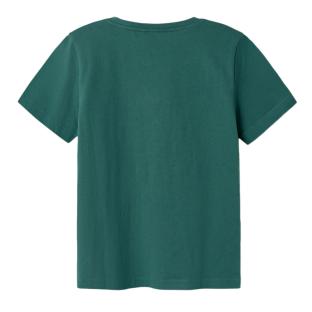T-shirt Vert Foncé Garçon Name it Berte vue 2