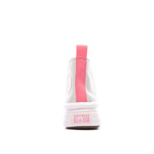 Baskets Grises/Rose Fille Converse All Star Move Sparkle vue 3