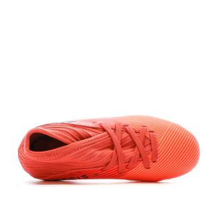 Chaussures de football Orange/Noires Garçon Adidas Nemeziz 19.3 vue 4