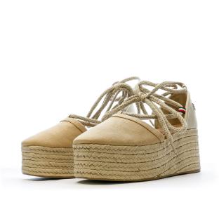 Chaussures compensées Marron Femme Tommy Hilfiger Linen vue 5