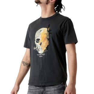 T-Shirt Noir Homme Kaporal NAINT pas cher