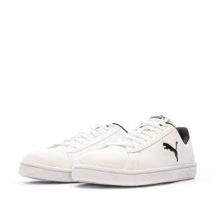 Baskets Blanches/Noires Garçon Puma Cat vue 0