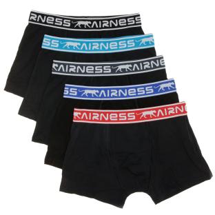 Lot de 5 Boxers Noirs Garçon Airness pas cher