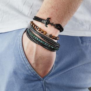 Bracelet Marrons Homme Geographical Norway 315059 vue 2