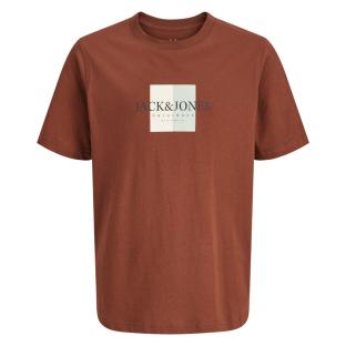 T-Shirt Orange Garçon Jack & Jones Frederiks pas cher